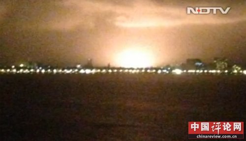 印度基洛级潜艇爆炸起火 至少18人被困失踪