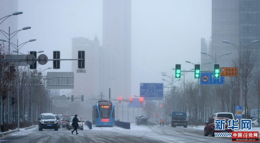 (关注东北大雪)(3)东北大雪持续 辽宁迎来立冬后首场强降雪