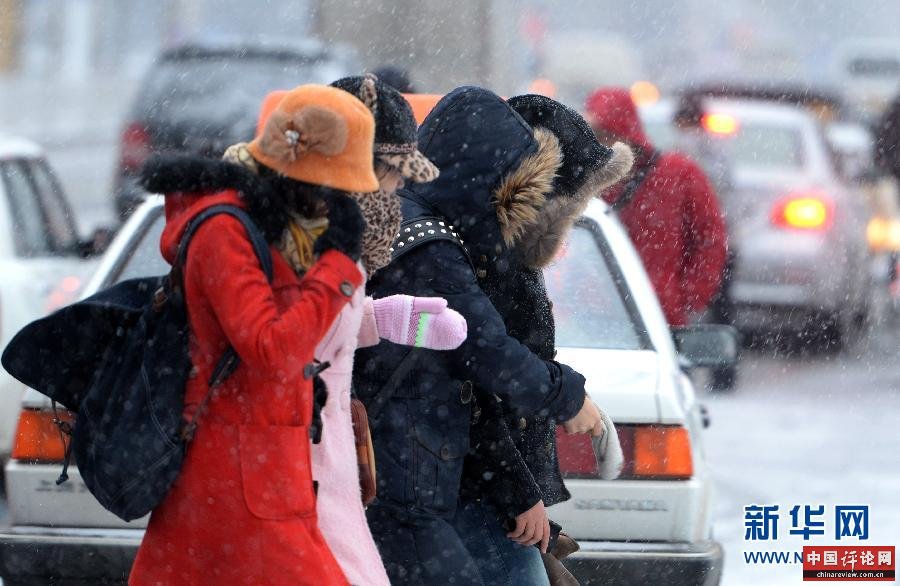 (关注东北大雪)(1)东北大雪持续 辽宁迎来立冬后首场强降雪