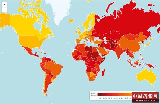 透明国际2013全球清廉指数
