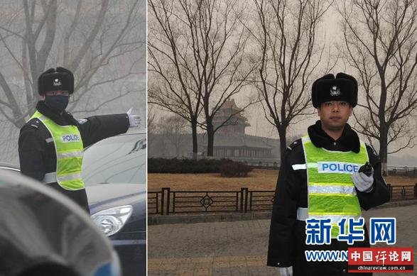（社会）（1）雾霾下，他们默默奉献