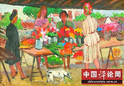 玉良铁线赋“画魂”——潘玉良与《花摊》