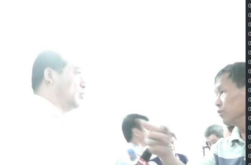 周村区住建局质检站张主任与碧桂园业主韩先生交涉房屋质量问题