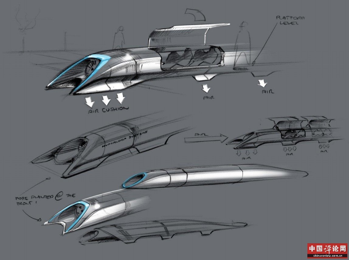 Hyperloop设想发布时,有一份57页的文档对各方面进行了详细介绍 Hyperloop设想发布时,有一份57页的文档对各方面进行了详细介绍