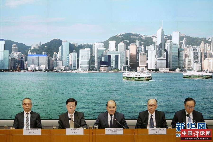 (港澳台·图文互动)(1)香港特区政府多部门:暴力行径无法无天 支持警队严正果断执法